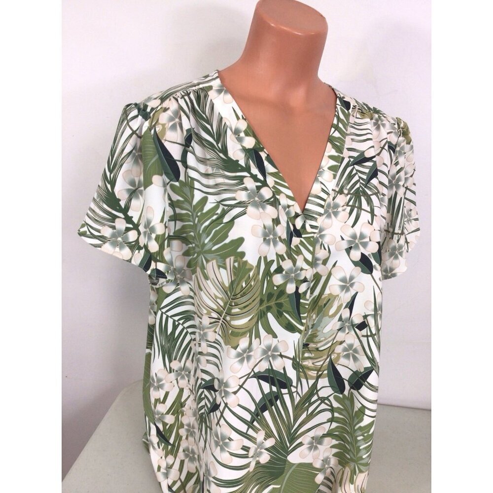 Hilary Radley Floral Top Womens 2XL - Picture 5 of 6